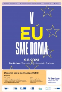 Obrázok k aktualite Pozývame Vás na Deň Európy 2023 v Bratislave